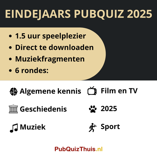 Eindejaars PubQuiz 2025