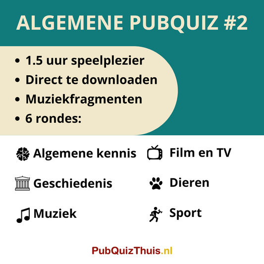 Algemene PubQuiz #2