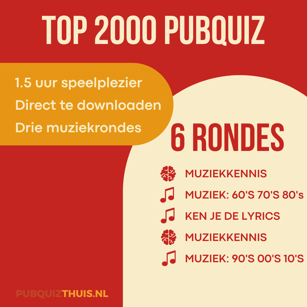 Top2000 PubQuiz 2025