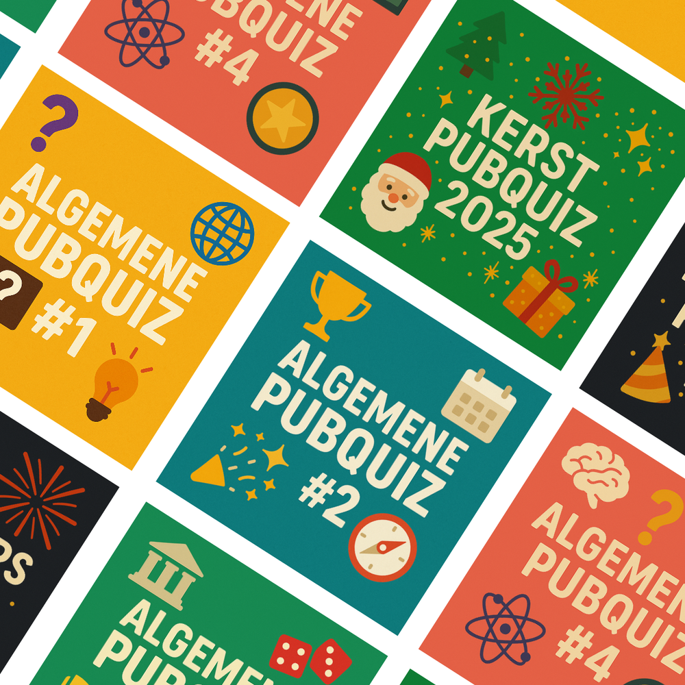 Kies de pubquiz die bij jouw avond past